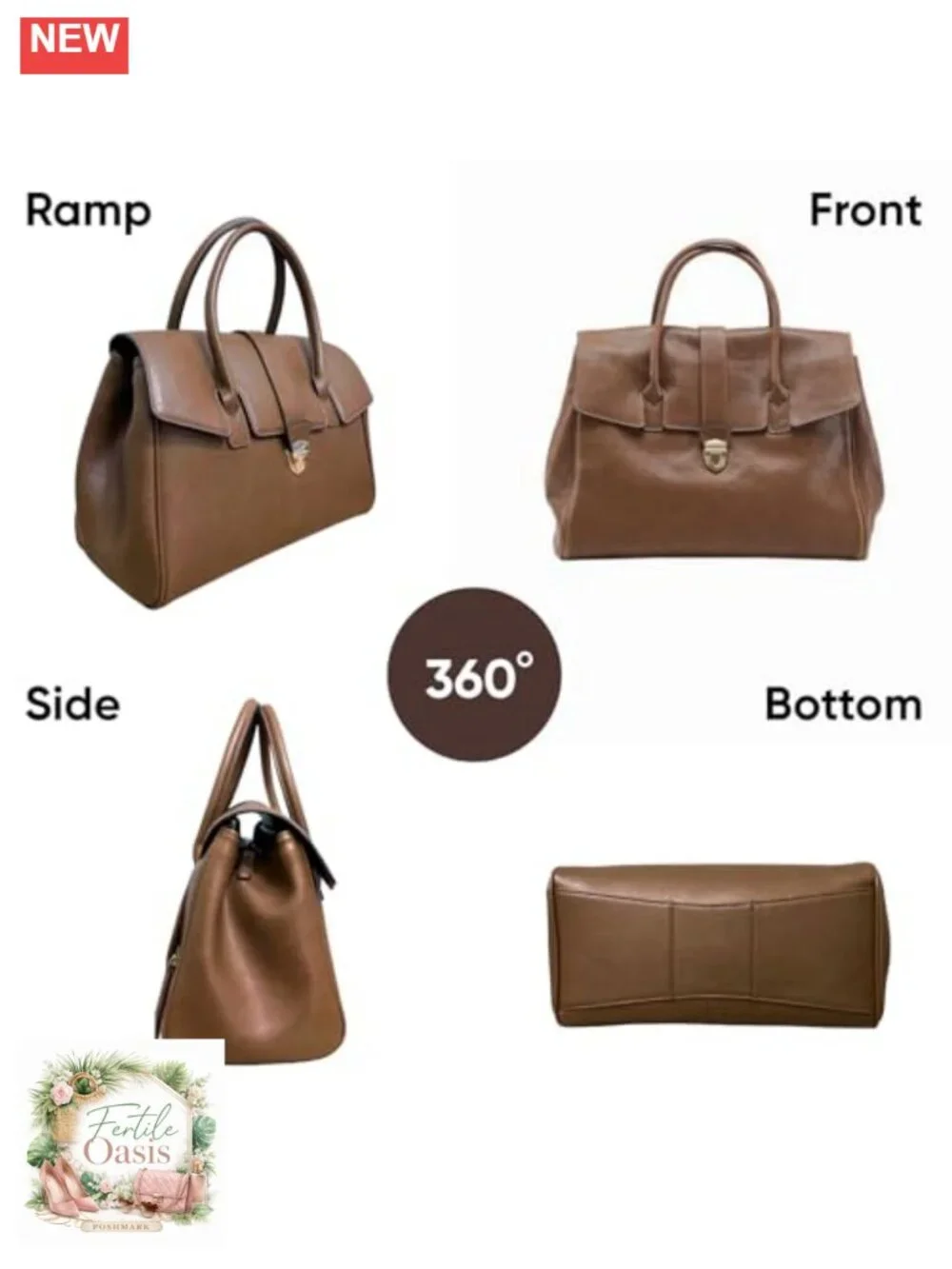 Large Hobo Satchel Bag Top Handle Handbag for Women, Vegetable Tanned Leather,